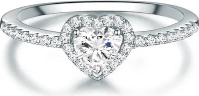 Produktbild von Trilani Ring Herz Sterling Silber Zirkonia 50030024 48
