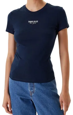 Obrázek produktu pro Tommy Jeans – dámské tričko NA1496 (L) (tmavě modrá)