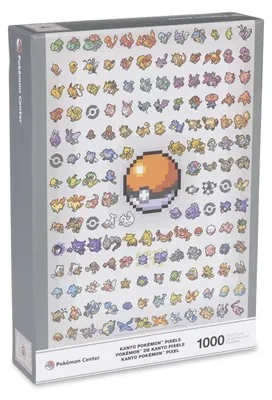 Produktbild von Pokémon Center Kanto Pokémon Pixel Puzzle – 1000 Teile