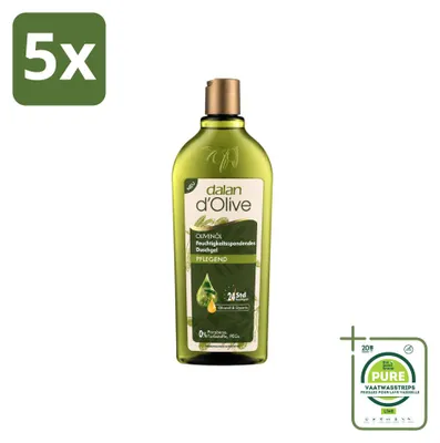 Obrázek produktu pro 5 kusů hydratačního a vyživujícího sprchového gelu Dalan d'Olive - 400 ml - velkopack