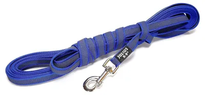 Produktbild von Julius-K9 Leine Super Grip mit Handschlaufe blau, Maße: 5 m / 20 mm