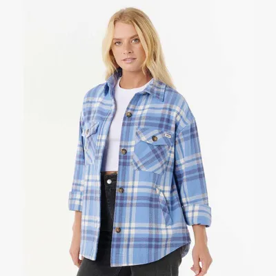 Zdjęcie produktu dla Koszula flanelowa z długim rękawem Rip Curl Oceanic, niebieska, rozmiar M