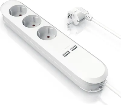Produktbild von BEARWARE Steckdosenleiste Mehrfachsteckdose Steckerleiste 3680W, 3-fach