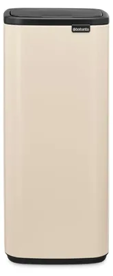 Produktbild von Brabantia Bo Touch Bin, 10 l, Rechteckig, Stahl, Beige, Kunststoff, Terrasse