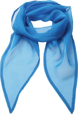 Image de Premier Foulard / écharpe en mousseline de soie pour femme RW2828 (taille unique) (Saphir)
