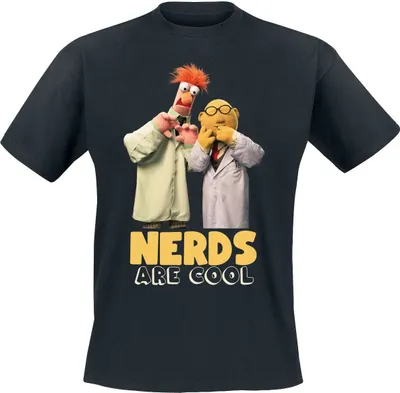 Produktbild von The Muppets T-Shirt Herren Nerds Are Cool schwarz M