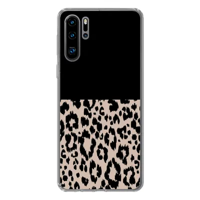 Produktbild von MuchoWow® Handyhülle Schutzhülle Hülle für Huawei P30 Pro Panther Druck - Tiere - Schwarz Silikon Softcase Handy Hülle - Schutzdeckel