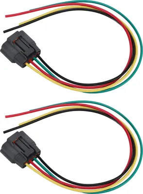 Image de 2 connecteurs Pigtail faisceau de câbles T2T52971SPEC 4 broches de rechange pour Mazda B2200 B2600 1990-1993