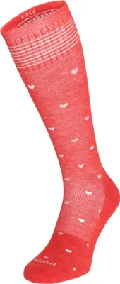 Produktbild von Sockwell Full Heart Damen Kompressionsstrümpfe 15-20 mmHg Poppy Größe 39-43