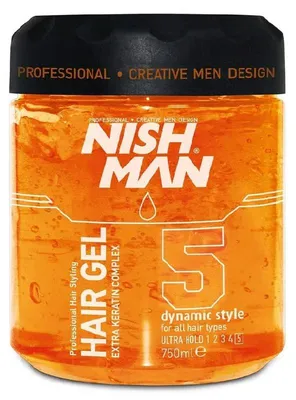 Zdjęcie produktu dla Żel do włosów NISHMAN Hair Gel Dynamic Style, mocne utrwalenie, 750 ml