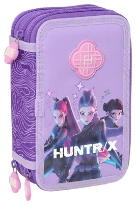 Produktbild von Kpop Demon Hunters Battle triple pencil case 37pcs