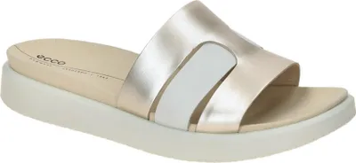 Produktbild von Ecco FLOWT Damen Pantoletten - Pantolette beige Freizeit NEU