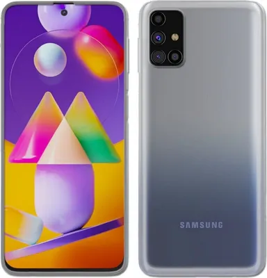 Produktbild von cofi1453® Silikon Hülle Basic kompatibel mit Samsung Galaxy M31S (M317F) Case TPU Soft Handy Cover Schutz Transparent