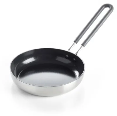 Mini-Pfanne 14 cm, harteloxiertes Aluminium, Antihaft, induktionsgeeignet