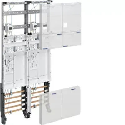 Produktbild von HAGER Komplettfeld universZ ZK3EH62 1050mm 2ZP 2feld BKE-I Hauptschalter