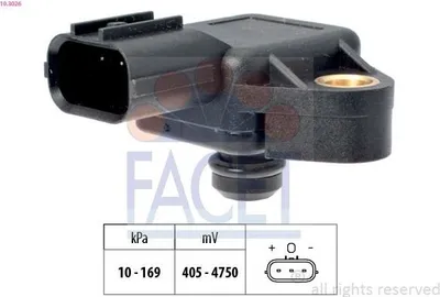 Produktbild von FACET Luftdrucksensor Höhenanpassung 10.3026 für HONDA CIVIC VIII Hatchback (FN, FK)