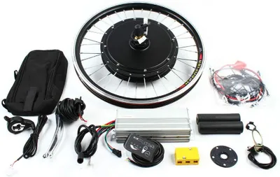 Zdjęcie produktu dla Zestaw do konwersji roweru elektrycznego Zestaw do konwersji silnika Przednie koło roweru elektrycznego z bezszczotkowym silnikiem przekładniowym 48V 1000W Do rowerów i rowerów górskich