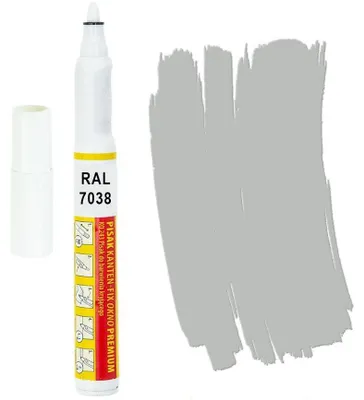 Produktbild von Kanten FIX RAL 7038 Achatgrau Retuschierstift – Fenster, Türen, Möbel, PVC
