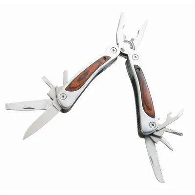 Produktbild von Herbertz 107600, Holz, Leder, Braun, Silber, 165 mm, 284 g