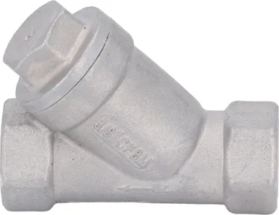 Obrázek produktu pro Y-filtr, nerezová ocel 304, vnitřní závit 3/8 palce DN10, Y-filtr pro vodu, olej a plyn