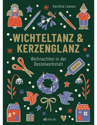 Immagine prodotto di Wichteltanz & Kerzenglanz – Bastelbuch für Kinder ab 5 Jahren mit Kopiervorlagen für Salzteig, Kaltporzellan & Prägefolie