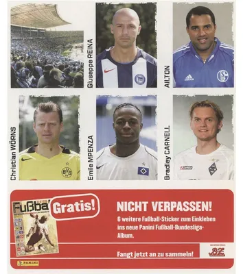 Image de Panini Bundesliga 2004/05 - Autocollants - Feuille promotionnelle n° 4