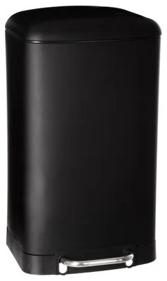 Obrázok produktu pre 5five Simply Smart pedálový odpadkový kôš Ariane, odpadkový kôš, nerezová oceľ, plast, čierny, 30 l, 133684