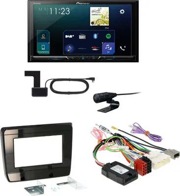 Produktbild von Pioneer SPH-DA230DAB CarPlay Android Auto Einbauset für Isuzu D-Max 3 ab 2020