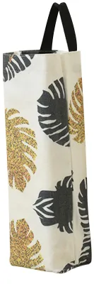 Produktbild von Müllbeutelhalter zur Wandmontage, großes Fassungsvermögen, Zugmechanismus, aus Canvas, Mehrzweck-Lebensmittelabfallbehälter, Küchenbedarf B