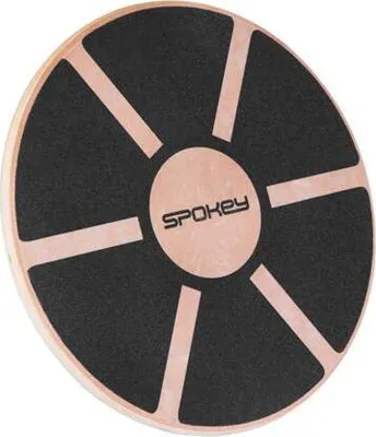 Produktbild von Spokey BALANCE BOARD Holzplattform, Rutschfeste Oberfläche, 110 kg, Schwarz/Braun