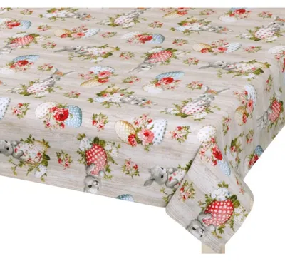 Immagine prodotto di Tovaglia Pasqua - 120x140 cm - Beige,Verde,Rosso
