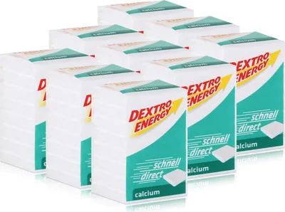 Produktbild von Dextro Energy Traubenzucker Calcium 46g (9er Pack)