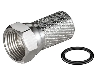 Zdjęcie produktu dla Złącze F 7 mm z pierścieniem uszczelniającym