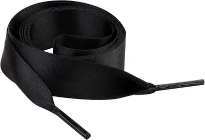 Satin Schnürsenkel - Schwarz - Länge: 120 cm