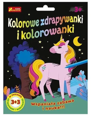 Zdjęcie produktu dla Zestaw Kreatywny Jednorożec i Przyjaciele Zdrapywanki Kolorowanki