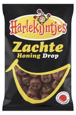 Image de Harlekijntjes - Réglisse au miel doux - 12 x 300 g