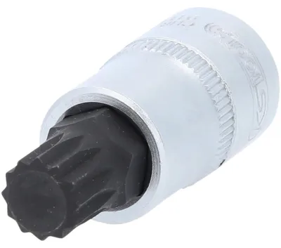 Produktbild von KS Tools  1/2" Bit-Stecknuss XZN, kurz, M14, 911.9307