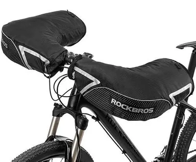 Zdjęcie produktu dla Rękawice zimowe rowerowe wiatroszczelne wodoodporne dla mężczyzny