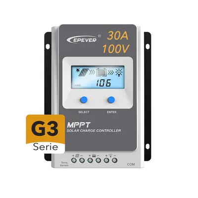 Immagine prodotto di EPEVER® Tracer 3210AN G3 MPPT Regolatore di carica solare 30A 100V, 12V/24VDC, 0% IVA