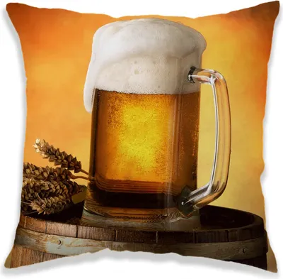Produktbild von Dekokissen für Bierliebhaber