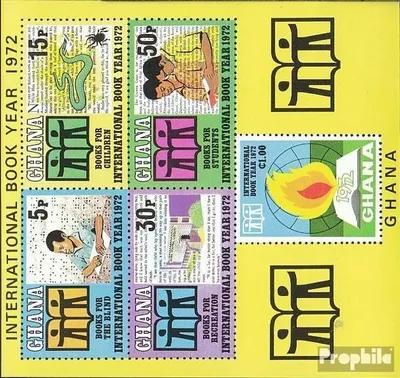 Produktbild von Briefmarken Ghana 1972 Mi Block45 (kompl.Ausg.) postfrisch Buch