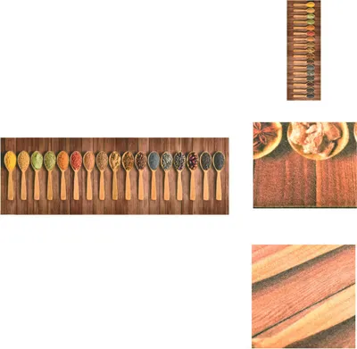 Obrázek produktu pro vidaXL Kuchyňský koberec omyvatelná lžíce 60x300 cm - Rohožky