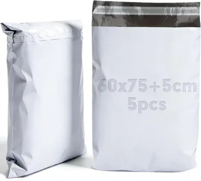 Productafbeelding van Verzendzakken, groot, zelfklevend, 60x75+5 cm, 5 stuks, geschikt voor kleding
