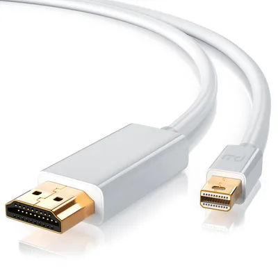 Produktbild von Primewire Mini DisplayPort zu HDMI Typ A Audio- & Video-Kabel, 4K miniDP UHD 2160p Adapter / Konverterkabel - 1m