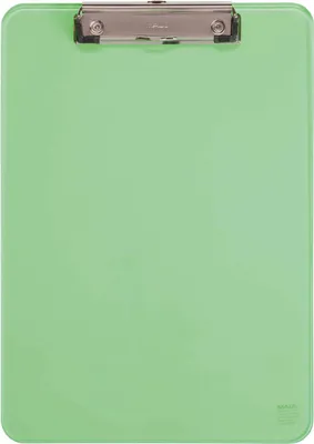 Produktbild von MAUL Klemmbrett MAULneon A4 Hochformat PS-Kunststoff transparent grün