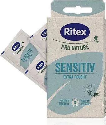 Produktbild von Ritex PRO NATURE SENSITIV Kondome - 8er Pack
