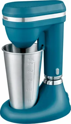Obrázek produktu pro Mixér na frappé Oliver Voltz OV51163E, 100W, Nerezový kelímek s objemem 450 ml, 2 rychlosti, Ocelová metla, Modrá
