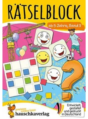 Immagine prodotto di Rätselblock ab 5 Jahre - Band 3