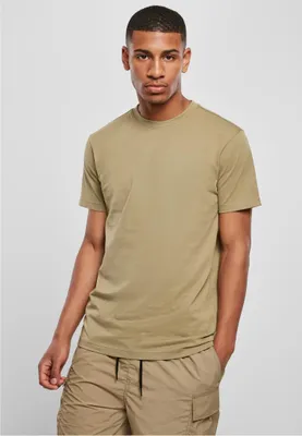 Produktbild von Urban Classics TB2684 | Basic Tee Herren T-Shirt - Farbe: Khaki - Größe: XL