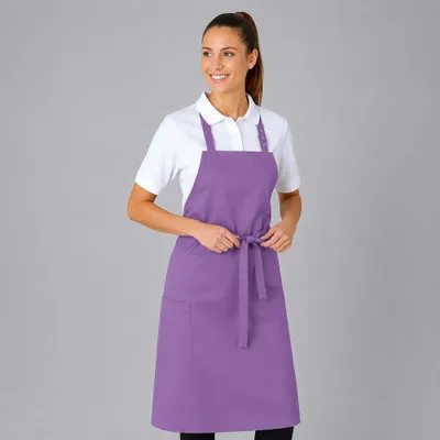 Produktbild von Latzschürze B 80 x L 100 cm purple : purple : 65% Polyester 35% Baumwolle 20